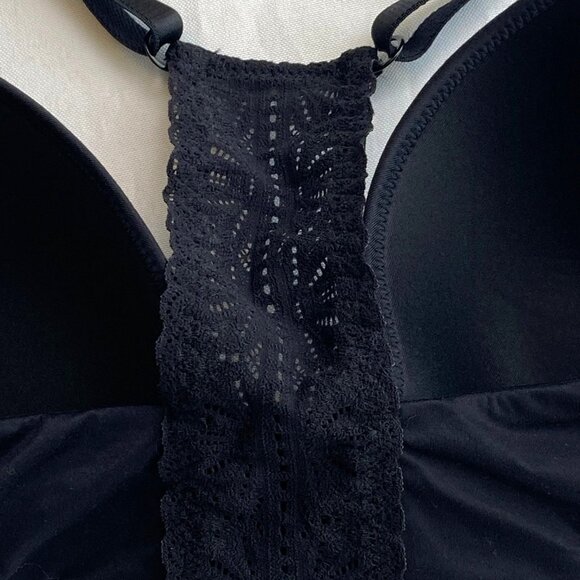 b.tempt'd Future Foundation Front Close Racerback Bra 36B Night 953353 NWT - Picture 9 of 9